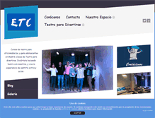Tablet Screenshot of espacioteatrocrecimiento.com